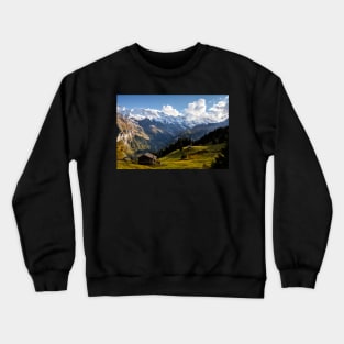 Sunny Switzerland Crewneck Sweatshirt